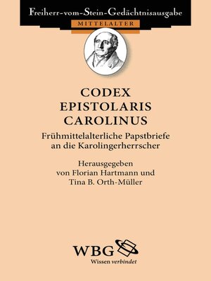 cover image of Codex epistolaris Carolinus